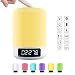 Produktbild HHL USB-Bluetooth-wiederaufladbare Beleuchtung mit bunten LED-Uhren der Uhrlautsprecher-Note wachen Nachtlicht auf, kreativer Wecker der Nachttisch-Audiotischlampe