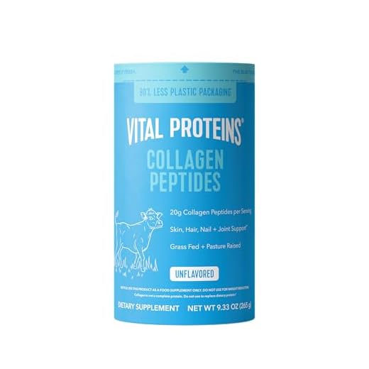 Vital Proteins Collagen Peptides Powder - Supports Hair, Nail, Skin, Bone & Joint Health, Unflavored, Collagen Protein 9.33 OZ