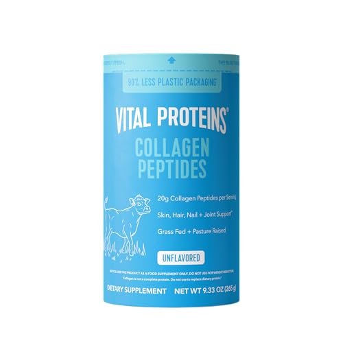 vital proteins collagen peptides powder - supports hair nail skin bone amp joint health unflavored collagen protein 933 oz