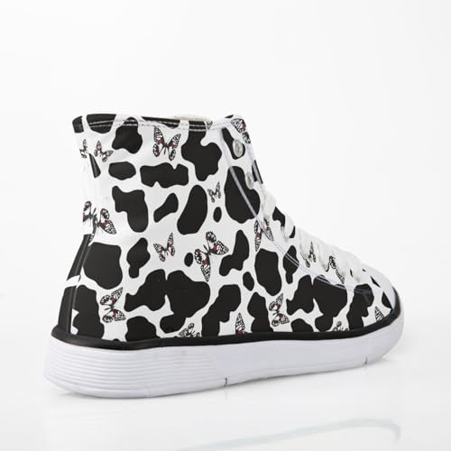 Canvas Shoes for Women High Top Sneakers for Couple Fashion Classic Lace Up Teens Girls Casual Canvas Walking Shoes4