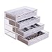 Produktbild Küche, Haushalt & Wohnen Möbel Wohnaccessoires W Ohrringe Lagerung Schmuckschatulle Einfache Transparente Acryl Schublade Ohrringe Halskette Ring Make-up Kosmetik Schmuck Nagellack Display Stand Schmu