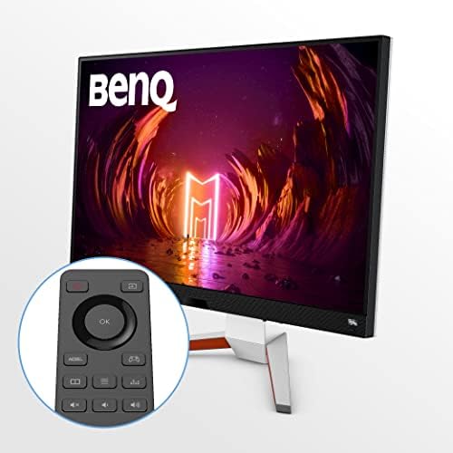 BenQ MOBIUZ EX3210U 4K Gaming Monitor (32 inch, IPS, 144 Hz, 1ms, HDR 600, HDMI 2.1, 48 Gbps full bandwidth, VRR compatible for PS5, remote control)