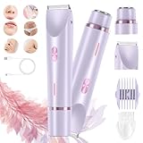 Proustore Razor, Razyo Smooth Shave Razor, 2025 New 2 in 1 Electric Shaver Razors for Women, Dorsouble Head Detachable Shaver Raz, Wet and Dry for Both Body and Facial Hair Removal (C)