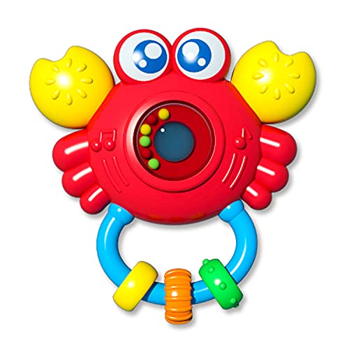 Chocalho Coleção Amigos do Mar com 72 Peças, Zoop Toys, Vermelho