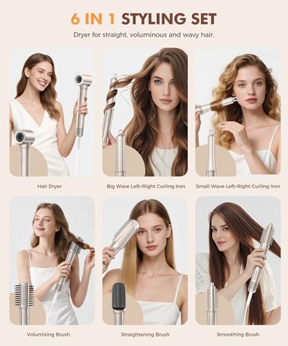 Cosy Companions 6-in-1 Hair Dryer Brush ZCY892-C の商品画像 1