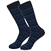HHX YONLEE Mens Colorful Striped Dress Socks Design Great Value Cotton Gift Box For Mens Socks Size 10-13