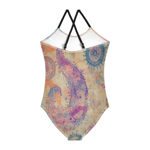 KLL Girls 1 Piecing Swimsuits Beach Swimwear Bathing Suit for Girls2