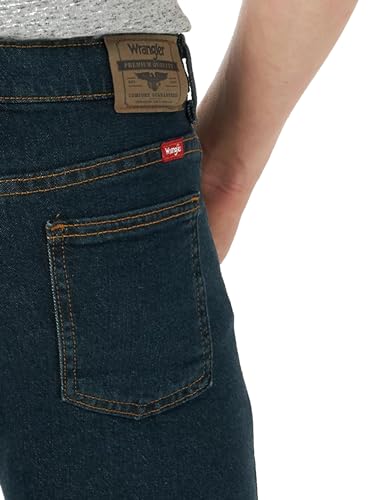 Wrangler Boys' Straight Fit Premium Flex Denim Jeans (Regular, Slim, & Husky)4