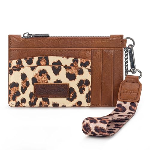 Image of Montana West X Wrangler Keychain Wristlet Wallet Women Small Wallets for Women Slim Credit Card Holder Women's Card & ID Cases Ladies Female with Coin Purse