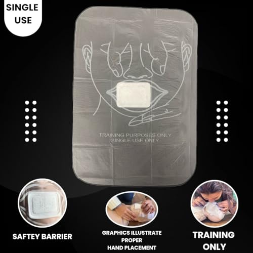 Pack of 50 CPR Training Shields, MCRTS-50, MCR Medical