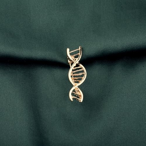 Image of PLITI Scientist Gift Biology Chemistry Jewelry Science Student Graduation Gift DNA Brooch Pin For Lab Tech Lover