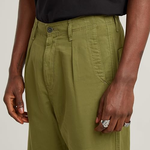G-STAR Herren Pleated Chino Relaxed Tapered, Grün (Mayfly gd D24543-D910-H031), 26W / 32L – Ansicht 5