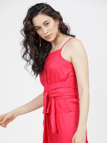 Image of Tokyo Talkies Women's Solid Regular Fit Tops