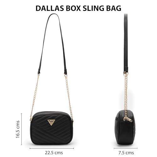 Image of Lavie Signature Dallas Woman's Box Crossbody Sling Bag | Ladies Purse Handbag | Gift for Women