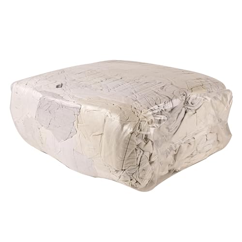Industrieputzlappen weiß 10 kg Würfel, geschnitten nach DIN 61650