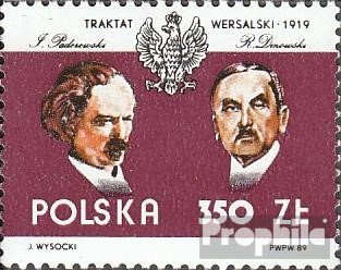 Polska 3231 (pe?ne.Kwestia.) 1989 70 Lata Wersal Kontrakt (Znaczki dla kolekcjonerów)