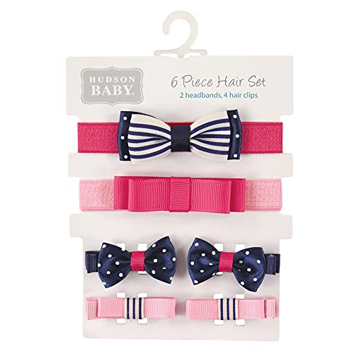 Image of Hudson Baby Cotton and Synthetic Headbands, Size 0-24 Months