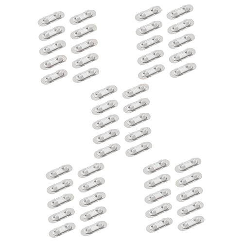 ARTIBETTER 50 Pcs Poseedor sistema de soporte de alambre recogedor de cables organizador cargadores organizadores escritorio organizador de alambre clip de cable adhesivo el plastico