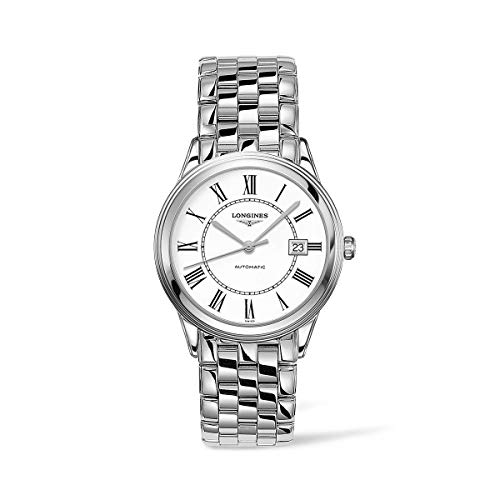 Longines �t���b�O�V�b�v �z���C�g�_�C���� �������� �X�`�[�� �����Y 38mm �r���v