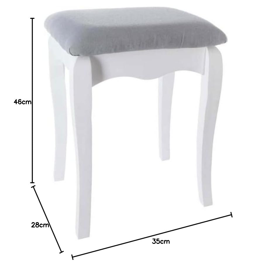 Taburetes tocador modernos en set de 2 para decorar rincones acogedores de interior 4