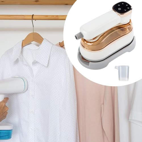 Iron à vapeur de voyage pour vêtements Garment Steamer Petite taille sèche et humide légère 180 ° Poignée rotative pour le ménage en dortoir – Image 5
