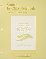 Student In-Class Notebook for Foundations of Mathematical Reasoning 0134467485 Book Cover