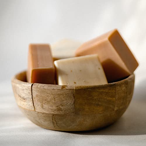 Olivia Care Exfoliating Bar Soap Combo Set By Olivia Care - Rose Himalayan Salt + Lavender Latte- All Natural & Organic thumb #6