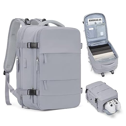Expandable Personal Item Travel Backpack