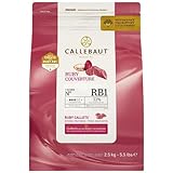 Callebaut RB1 Ruby Couverture Callets™ 5.5 lb. WS-409CRUBYU75-NPF