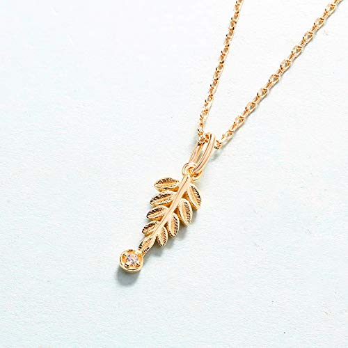Pendentif branche d'olivier anti-ternissement, collier argent 925 hypoallergénique fin