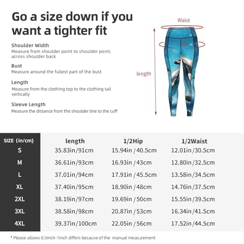 Leggings estampado de delfines conjuntos de entrenamiento con amor mujer 5