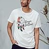 Dream, On, Dreamer Dreamcatcher Symbolism Graphic T-Shirt Mens Womens Tee Unisex Top Inspirational Art 4XL White #2