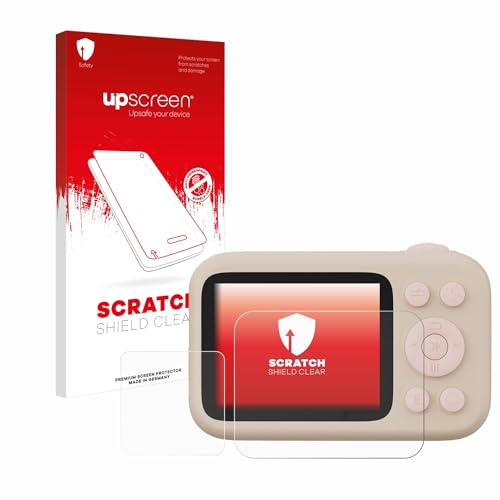 upscreen Scratch Shield Screen Protector compatible with SJCAM FunCam Plus - HD-Clear, Anti-Fingerprint