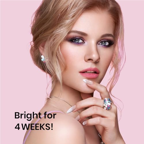 Beetles Pink Gel Nail Polish, Barely Pink Gel Polish Soak Off LED Nail UV LED Lamp Pastel Nail Art Manicure Salon DIY Home 0.51Oz Gift for Women