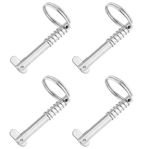 4-Pack Bimini Top Pins with Quick Release - Boat Canopy Hardware for Easy Installation & Secure Fit