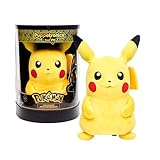 Puppetronic Pikachu Muñeco Animatrónico Interactivo, Más de 100 Acciones y Sonidos, Mueve Ojos, Orejas y Boca, Habla y se Sonroja, Incluye 4 Ataques, Experiencia Inmersiva para Fans, Famosa (REK00000)