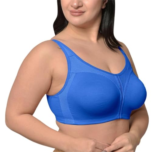 Image of Inner Sense Organic Cotton Bamboo Bra for Woman with M Frame Design I Triple Layered Full Coverage Bra for Heavy Bust Without Padding I Wire-Free Design Innerwear