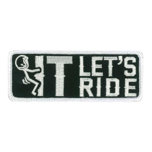 Hot Leathers F It Let's Ride Patch PPW1102 PPW1102-4 Width x 2 Height Inches
