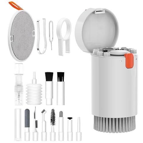 20-in-1 Laptop Screen Keyboard Cleaning kit Cell Phone Cleaning kit Air-pod Cleaning kit Electronics Cleaning kit for Mobile Phones Tablets Computers Computer Monitors TV Camera Lenses