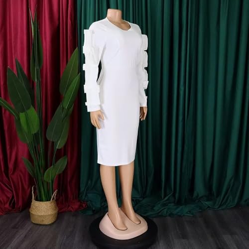 Womens Elegant Ruched Pleated Work Business Office Cocktail Party Pencil Dress4