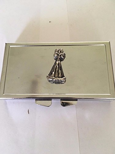 Chapeau de fête TG58 en étain anglais un cadeau avec miroir original