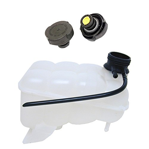 BRITPART COOLANT OVERFLOW RESERVOIR BOTTLE TANK & CAP KIT COMPATIBLE WITH LAND ROVER DISCOVERY 2 1999-2004, PARTS # PCF101410 & PCD000070