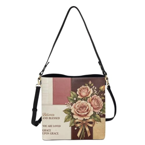 Image of HUGS IDEA Hoho Bag for Women Crossbody Purse Leather Handbags Laides Shoulder Bags