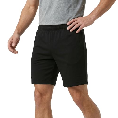 WOREMOR EMF Mens Shorts 5G RF Shielding Faraday Clothing Made with Silver Fabric (Large Black)