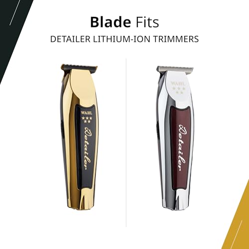 Wahl Professional Men Gold T-Wide Blade For The 5 Star Series Detailer Li Gold Cordless Trimmer, For Professional Barbers And Stylists Item Â– 2215-700