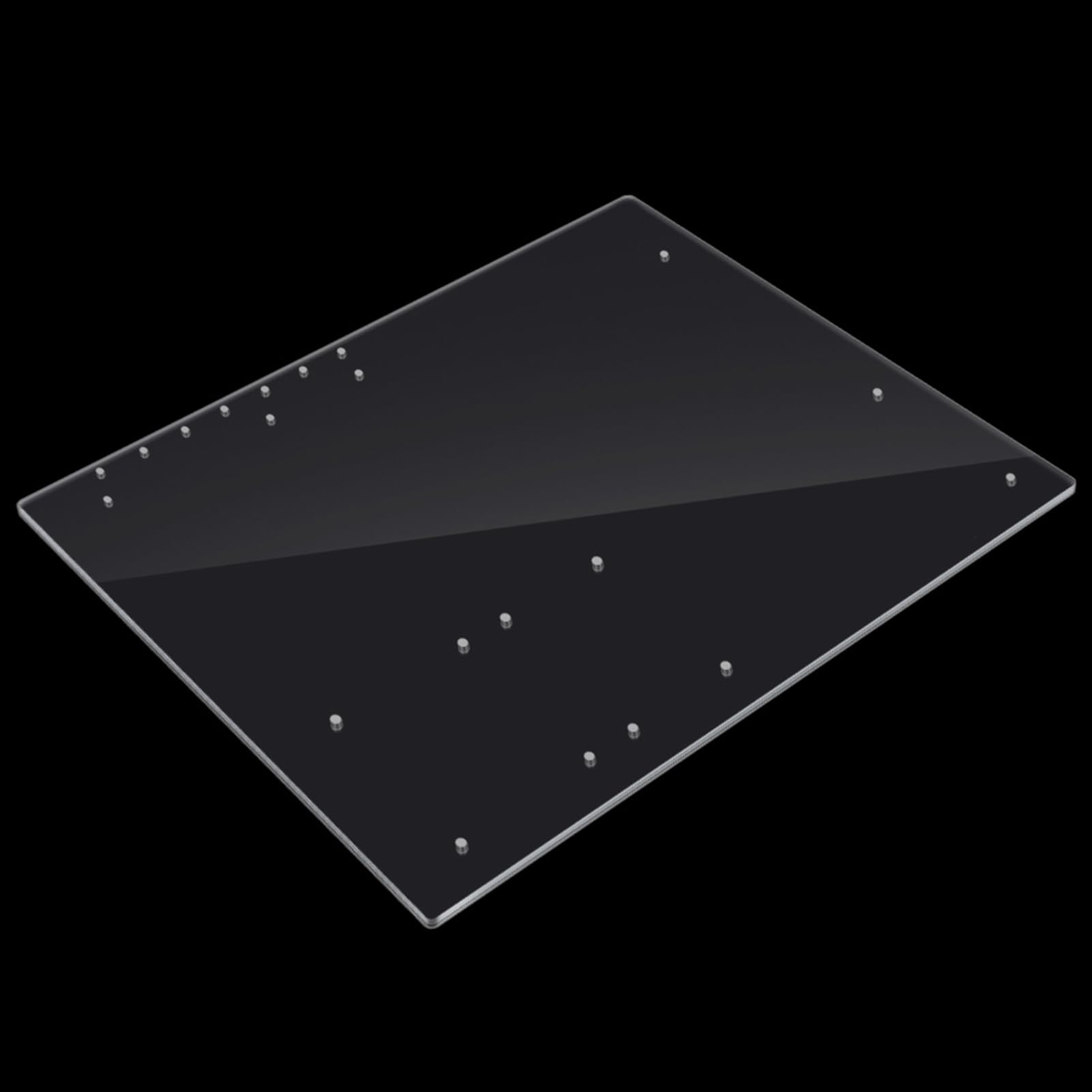 Banco di Prova per PC Case Fai da Te, Banco di Prova per PC con Telaio Aperto Telaio Aperto Custodia per Computer con Overlock Acrilico Trasparente Supporto per Base Fai-da-te per ATX Mothboard