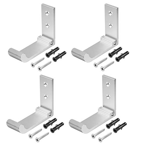 4 Stück Faltbarer Wandhaken, MOUNTAIN_ARK 90 ° Klappbar Kleiderhaken Wandhandtuchhaken Kopfhörer-Halter, Mantelhaken, kreativer Kleiderhaken für