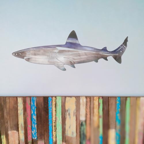 Décoration acier requin inoxydable légère et résistante murale - 6
