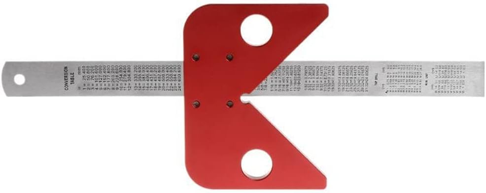 Woodworking Center Scriber 45 Degrees Angle Line Caliber Ruler Wood Gauge Measuring Scribe Tool