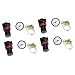 Produktbild FLAMEER Pneumatischer Druckluft Kompressor Überdruckregler Druckregler mit Manometer und Halterung, 2pcs / 4pcs - 4pcs